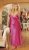 Charmeuse And Lace Long Gown 2Xl/Pink – Kåbe – Gown Størrelse: 2Xlarge