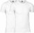 Jbs 11030 02 01 Økologisk T-Shirt Rund Hals 2-Pack Hvid S-2Xl