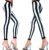 Music Legs, Vertical Fashion Stribet Leggings