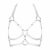 Obsessive Body Harness Overdel Hvid