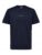 Selected Boris Printet T-Shirt I Navy Med Rund Hals Til Herre L Navy