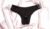 Shirley – Stretch Thong With Open Front With Rhinestones Hvid Large